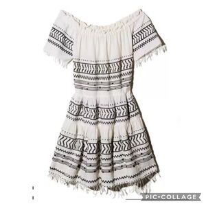 LEMLEM MAYA OFF THE SHOULDER EMBROIDERED DRESS MADE IN ETHIOPIA